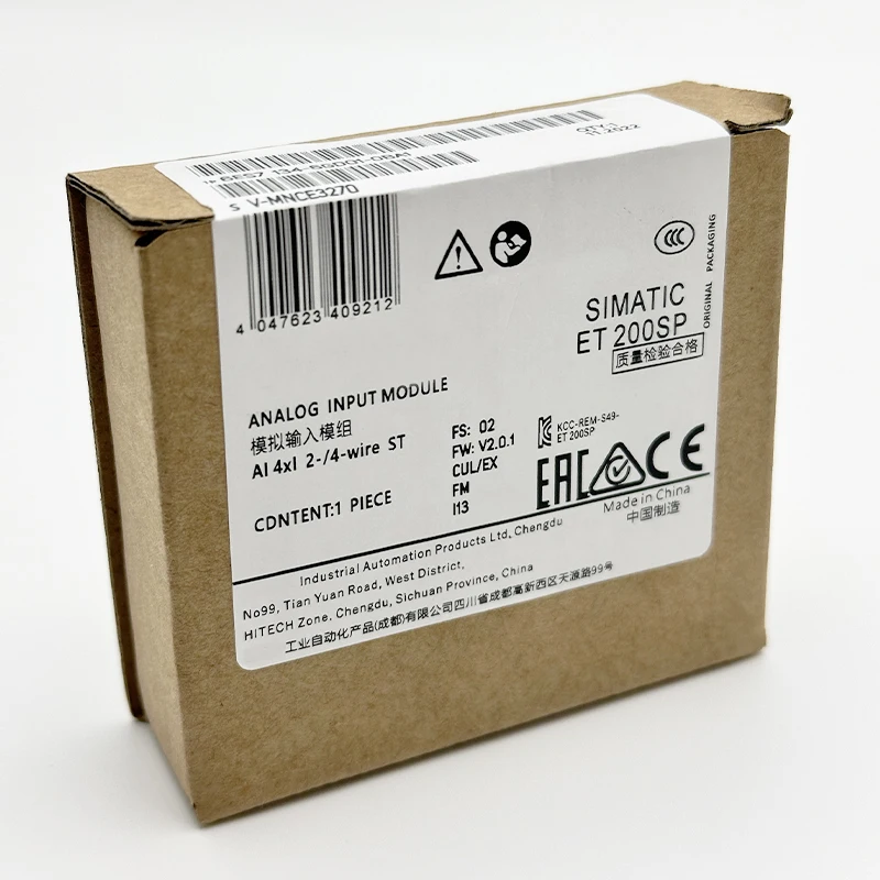 Autentisks, jauns, neatvērts 6ES7 134-6GD01-0BA1 PLC analogā izvades modulis programmējamā vadības ierīce ar ātru krājuma piegādi