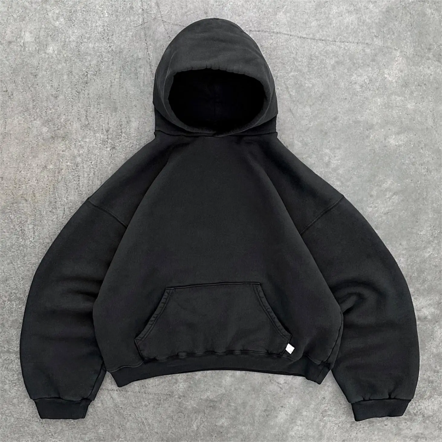 QYOURECLO Custom 450GSM Boxy Heavyweight Drop Shoulder Heavy Weight Cotton Oversized Fleece Kanye West Hoodie