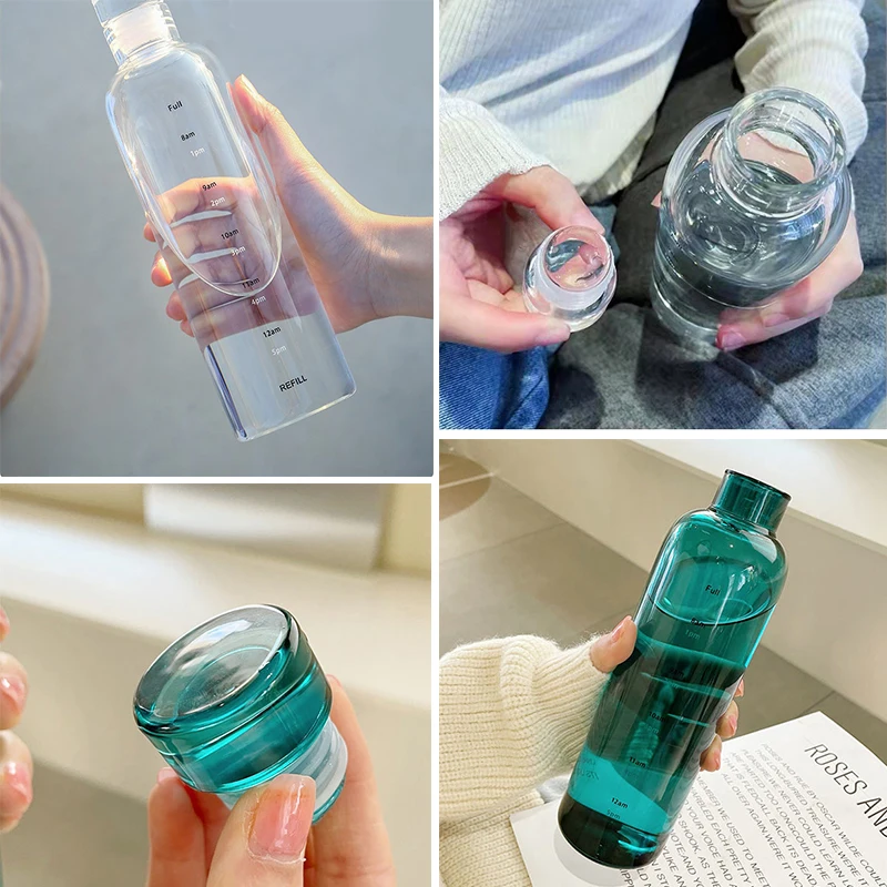 500ml BPA Free Glass Sport Water Bottle - Perfect for Outdoor