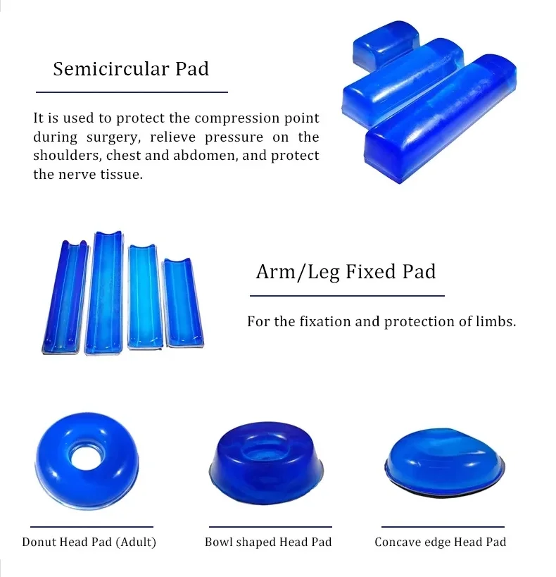 Quality Supplies Supine Head/neck Soft Gel Positioning Pads For