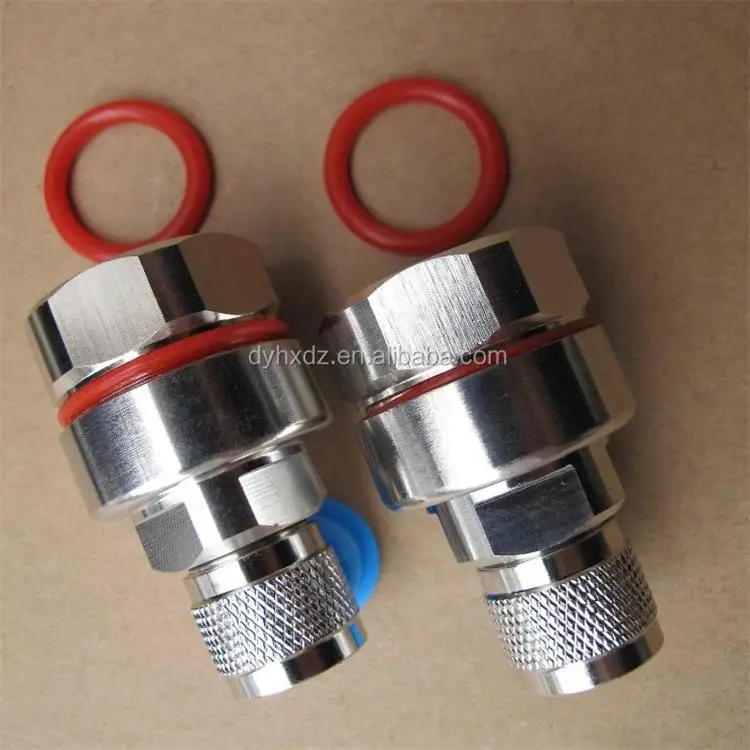 N Type Male RF Brass Contact Connector for 7/8 Coaxial Cable