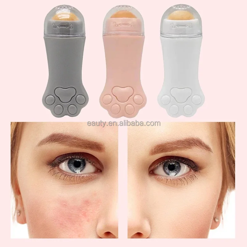 Face Oil Absorbing Roller Skin Care Tool Volcanic Stone Oil Absorber