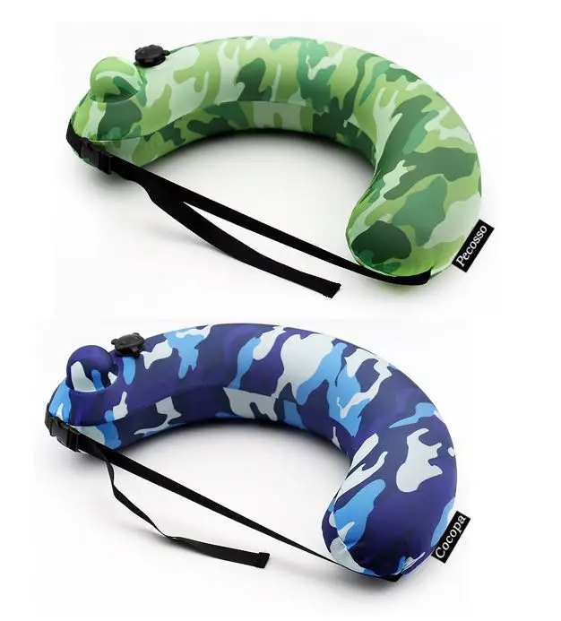 Multi function pillow outdoor Portable Swimming ring Swim Belt for Kids Adults, Inflatable Neck Pillow Life Belts Kickboard