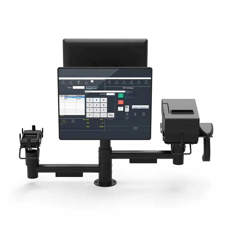 Adjusted Height POS Machine Stand Pole - Durable & Versatile