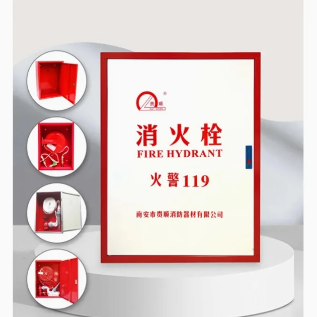 Hot Selling Double Door Fire Cabinets for Fire Extinguishers and Hose Reels details