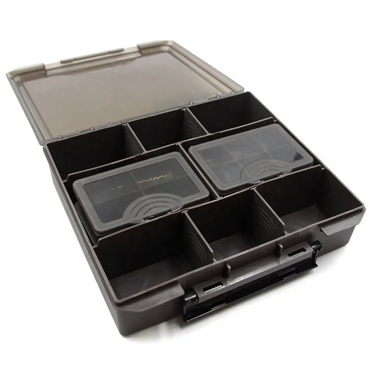 clear tackle box wholesale Selco Wholesale Deep Tackle Box for Carp Fishing Clear Plastic Lure Storage  with for Streams Lure Clear Plastic Deep Tackle Box