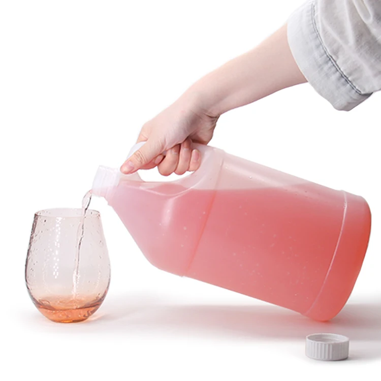 White 1 gallon / 128 oz plastic jug (HSP-ICG-W30-120)
