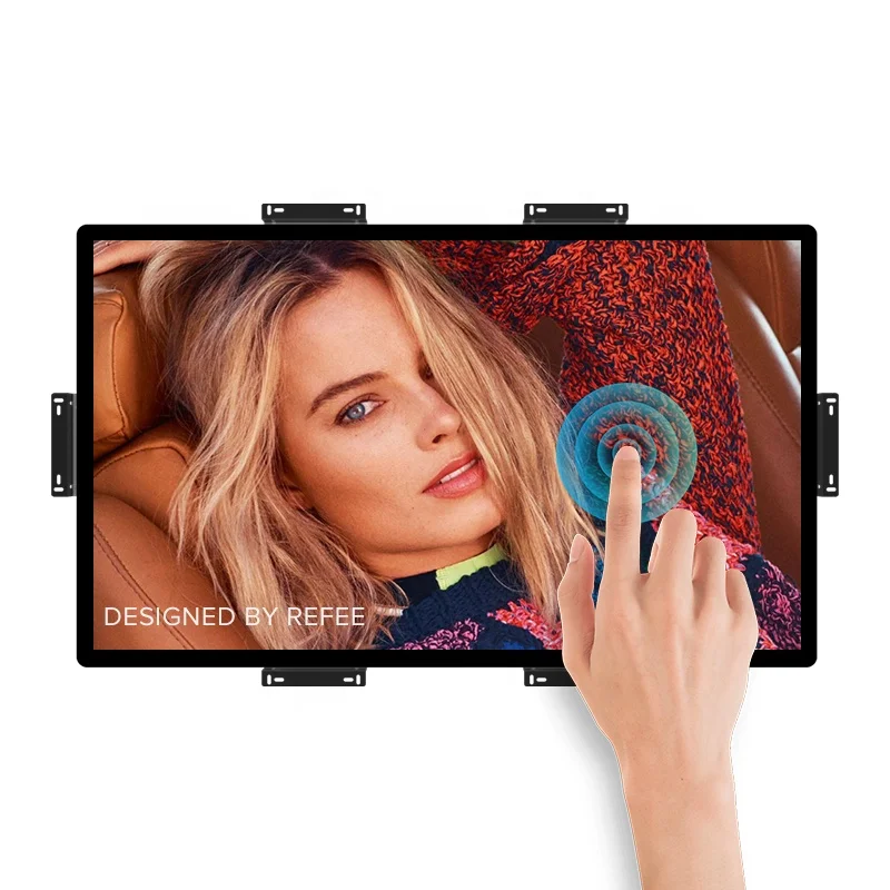 Open Frame Touch Screen 10 13 15 19 22 24 32 43 55 Inch LCD SDK Compatible Monitor Frameless Media Player & Advertising Display