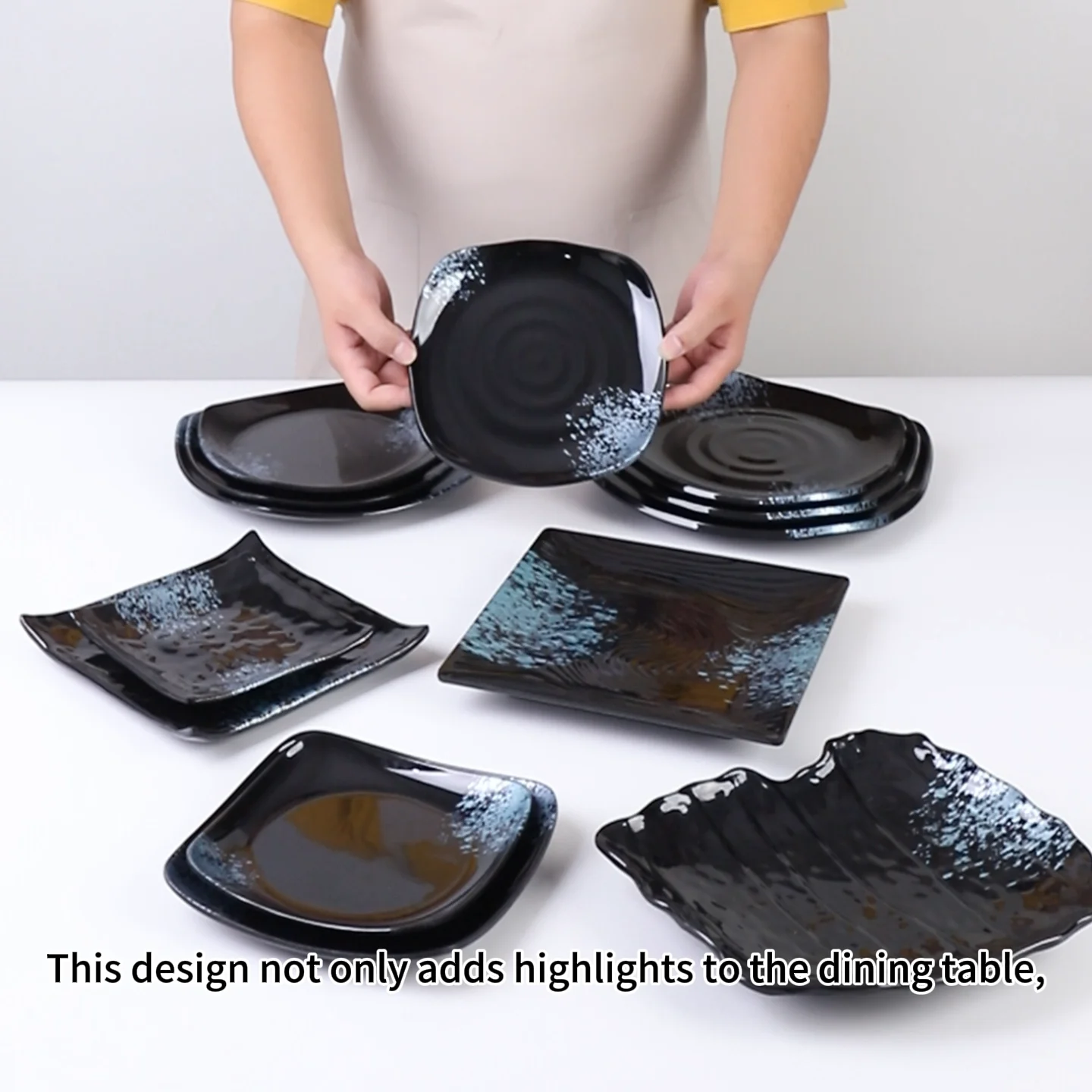 Manufacturer's Unbreakable Japanese Style Melamine Dinner Ware Kitchen