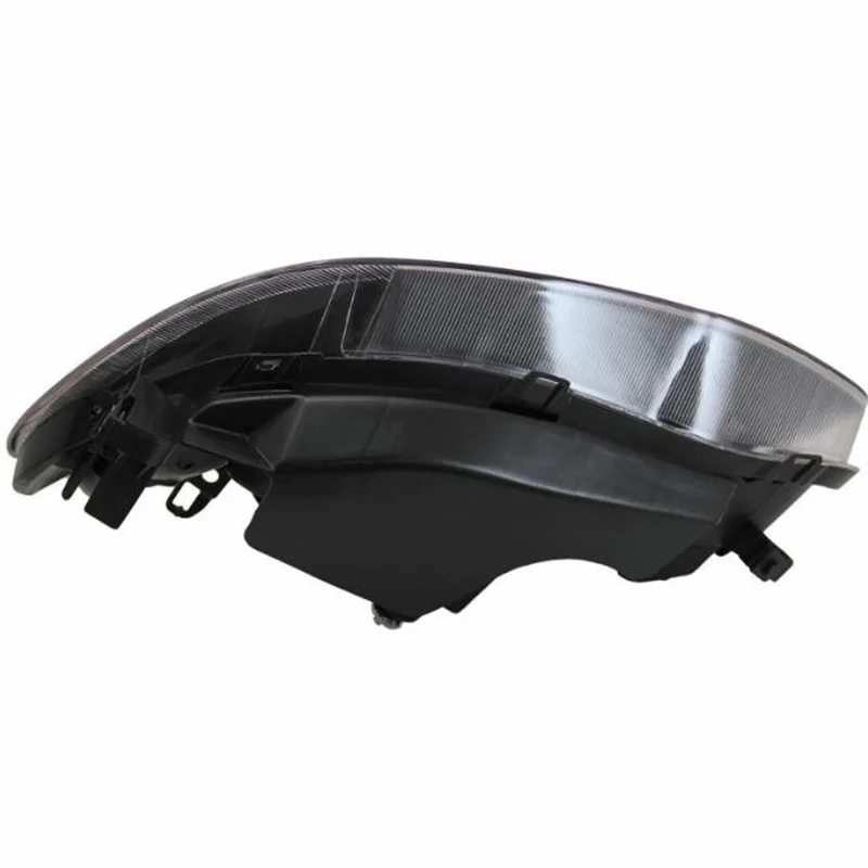 Nilight Headlight Assembly For 2003-2008 Toyota Corolla - Black Housing With Amber Reflector, Pair