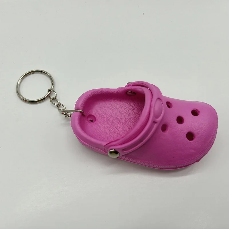 Cute 3d Mini Eva Plastic Foam Beach Hole Sandal Slipper Keychain ...