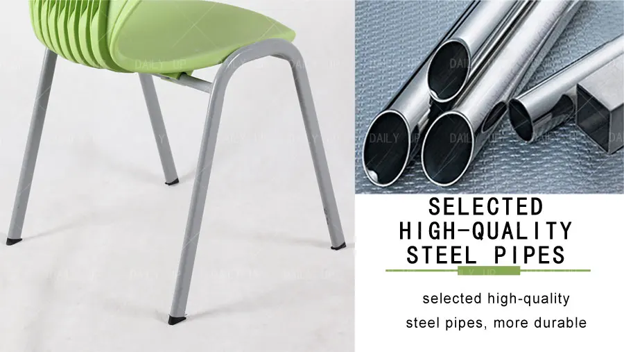 Stackable School Study Chair Student Classroom Training Chair Reading Room Library Chair For Meeting Conference College