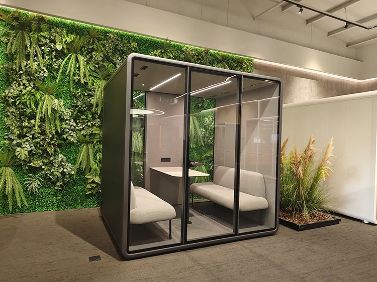 STC30dB Soundproofing Office Pod with 4000K Lighting and 100-240V Power Supply for Versatile Applications