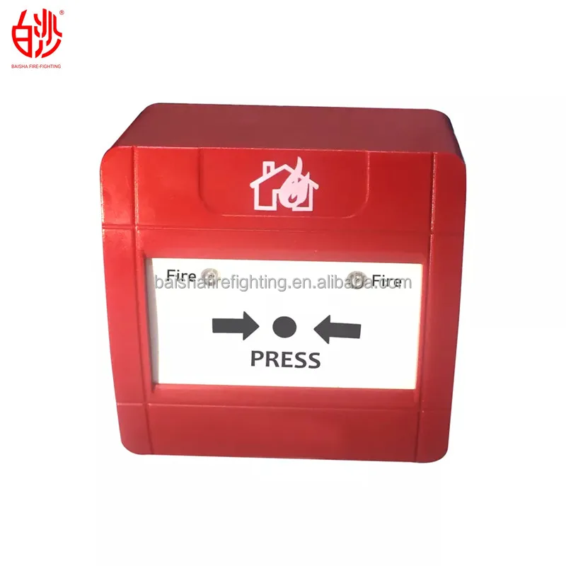 Wall Mounted Fire Alarm Control Panel Conventional Fire Alarm Pull ...