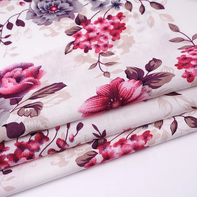 Новейший дизайн 45S * качественная винтажная цветочная ткань цифровая печать вискоза
