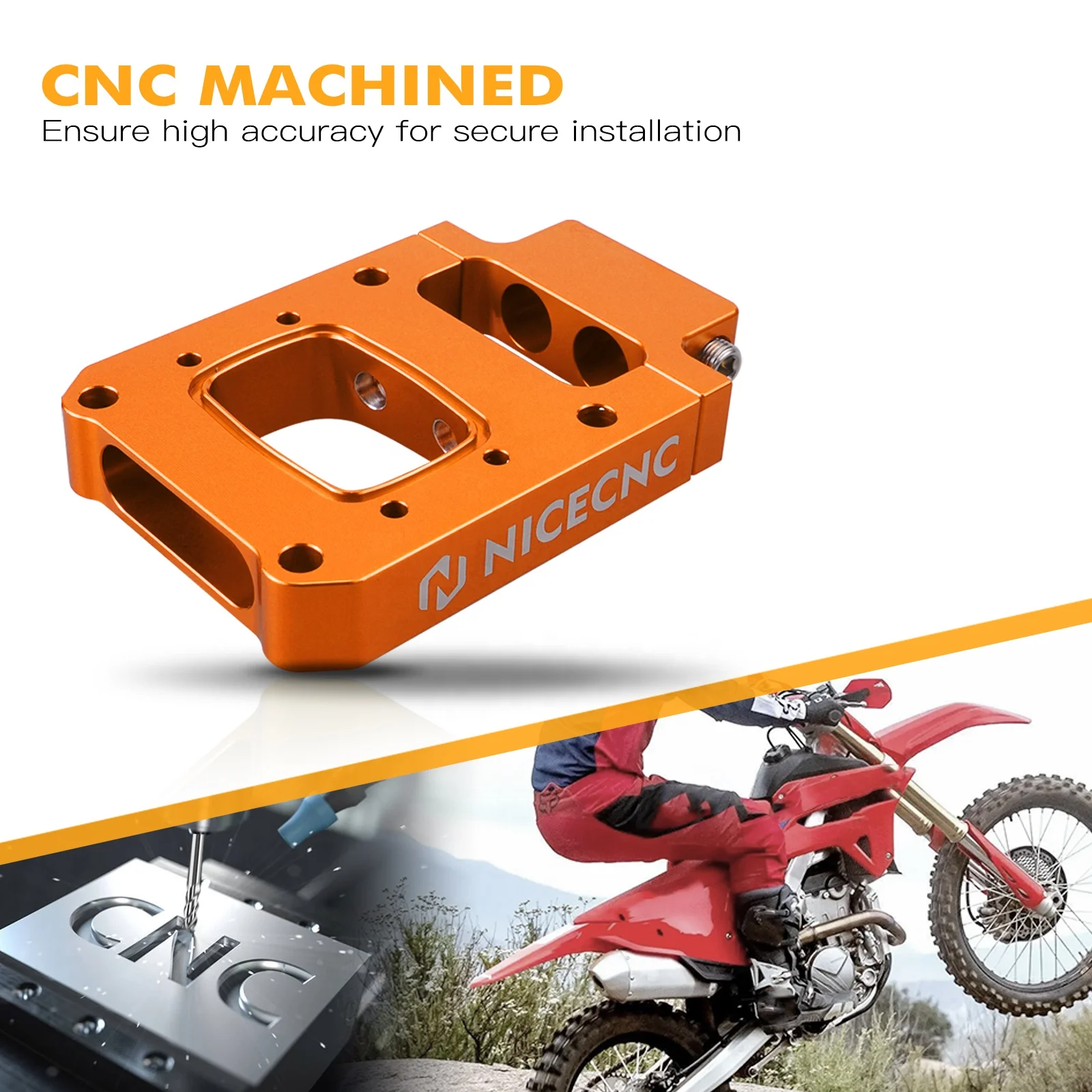 NiceCNC TPI燃料インジェクター移動ブロック KTM 250 XC-W TPi EXC250