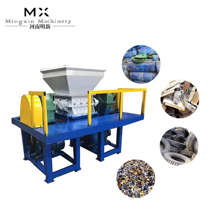 Plastic Chipper Used Tire Plastic Recycling Chipper Shredder Machine