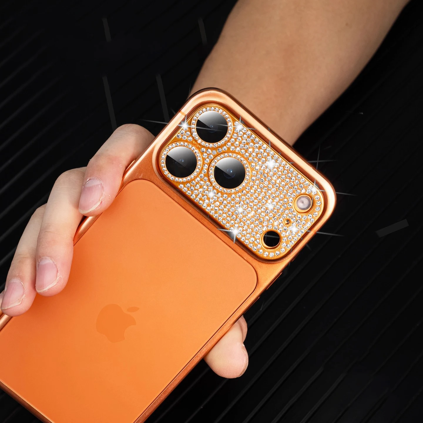Diamond Glitter Lens Protector for iPhone 17 Pro Max