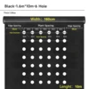 Black-Width 1.6mX10m