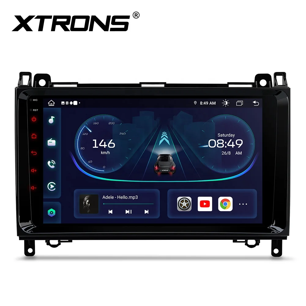  XTRONS Car Stereo for Mercedes Benz W169 W245 W639, Android 12  Octa Core GPS Navigation for Car, Car Radio Bluetooth Head Unit, 9 Inch IPS  Touch Screen Car Stereo, Built-in DSP