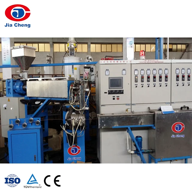 JICHENG Electric Automatic USB Data Copper Wire Cable Insulation Extruder Making Machine
