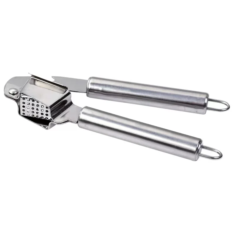 Garlic Press Crusher Mincer Kitchen Stainless Steel Garlic Smasher Squeezer Manual Press aperçu 6
