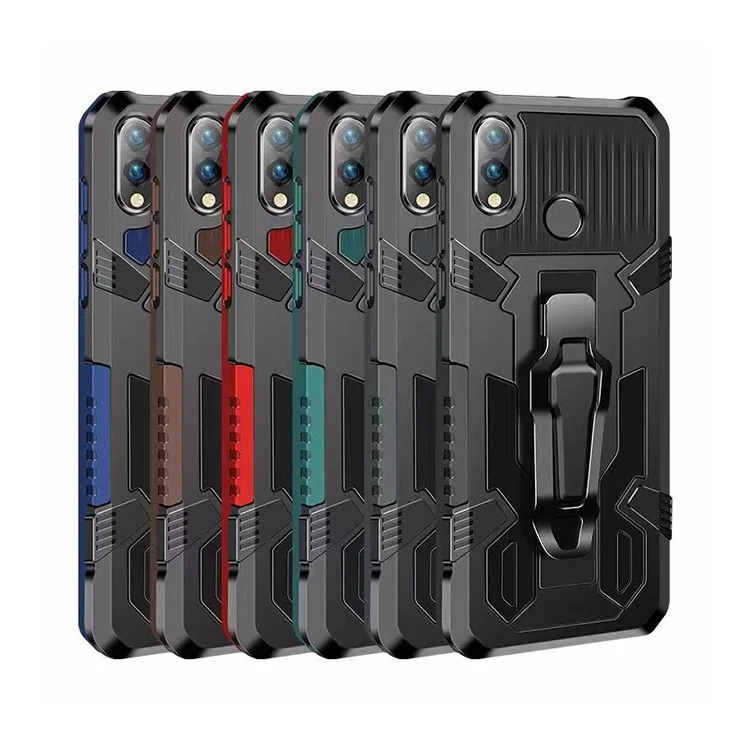 Machine Armor Soldier Anti Falling Car Magnetic Suction Back Clamp Mobile Phone Case For Iphone 12pro Max