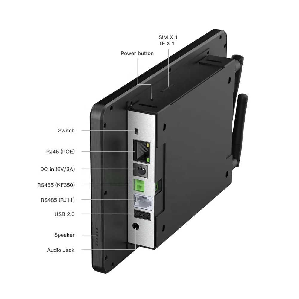 Wall Tablet POE Android Mounted Tablet Smart Home Control Panel Matter Thread Tablet Touch Screen Displays Zigbee Smart Switch