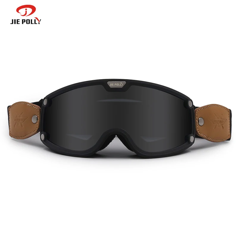 JIEPOLLY Antiparras Vintage Motocross Goggles Sunglasses Sport