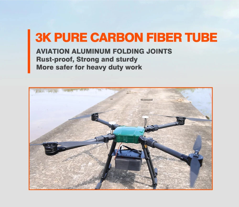 Hot product 6-axis 16KG long flying time Cargo Drone delivery with camera Delivery Drones long range factory