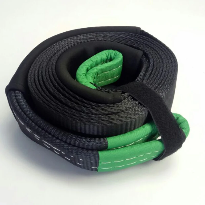 Factory price 35,000 lbs strength cargo strap webbing tow strap TOW ROPE for ATV UTV