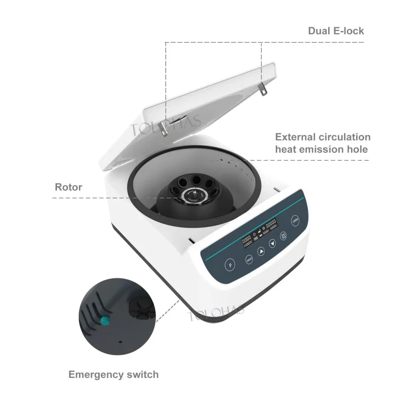 Lhblc5 Bench Type Digital Microplate Centrifuge Lab 5004000rpm Swing