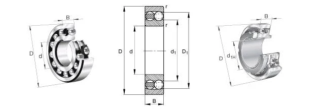1312K+H312 Self-Aligning Ball Bearing 11311