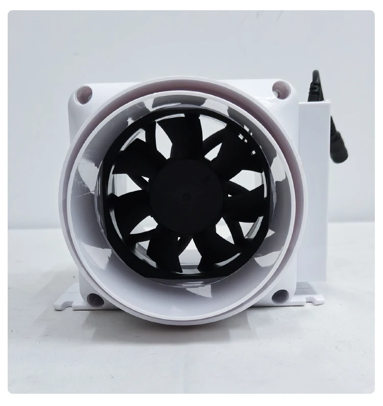 Inline Duct Fan, Portable, Plastic, 110mm, 12V - detail 14