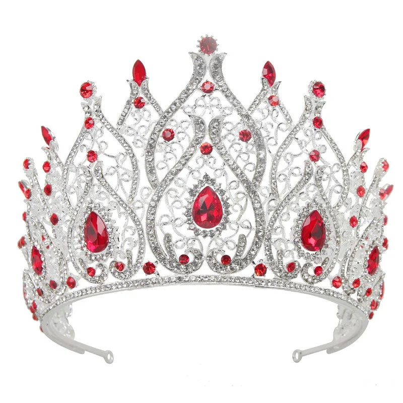 洋書 World Crowns & Talers The Millennium Rhinestone UNISEX Full Silver Crown