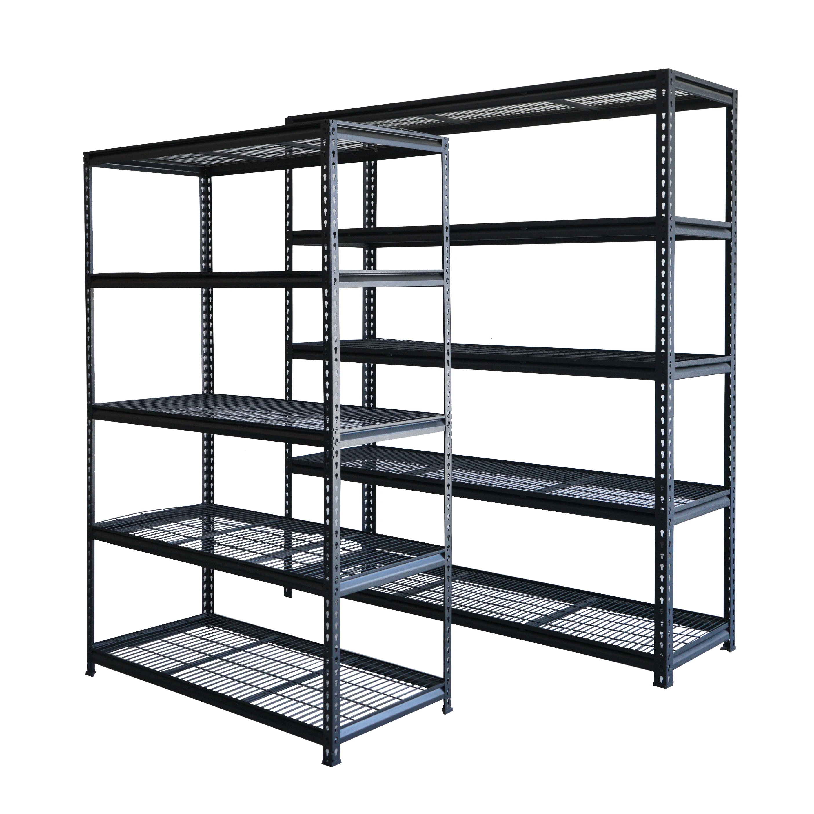 4 Tier Boltless Metal Racking Shelving Storage Rack System Warehouse ...