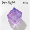 Purple Glitter Block