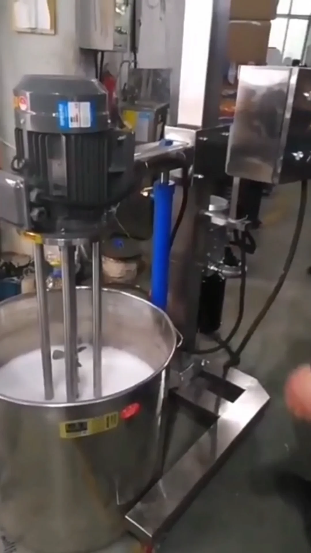 Paint Production Machine High Shear Mixer Homogenizer 1000l Emulsion