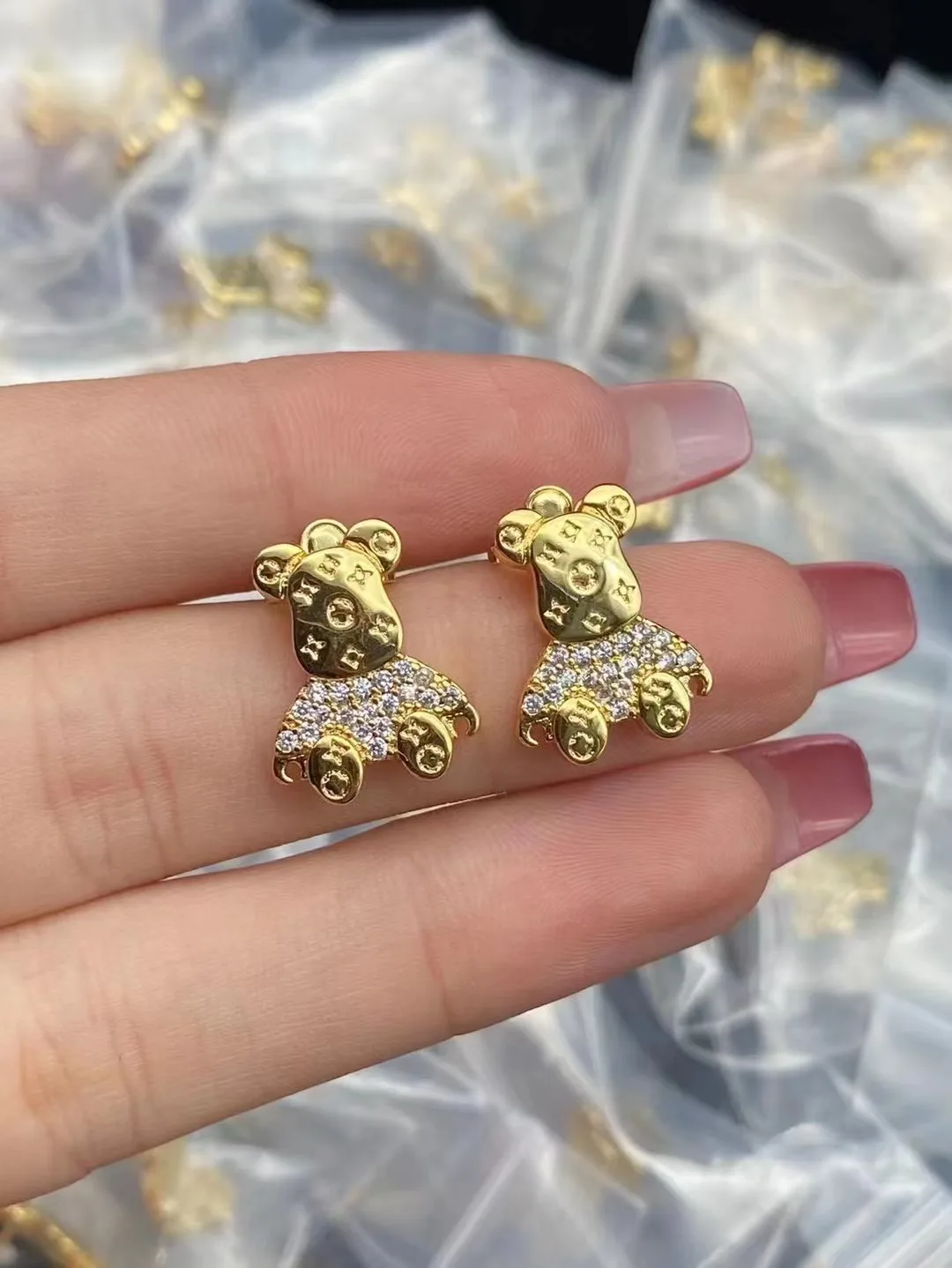 High Quality Luxury Designer Earrings Famous Brand 925 Earrings Gold