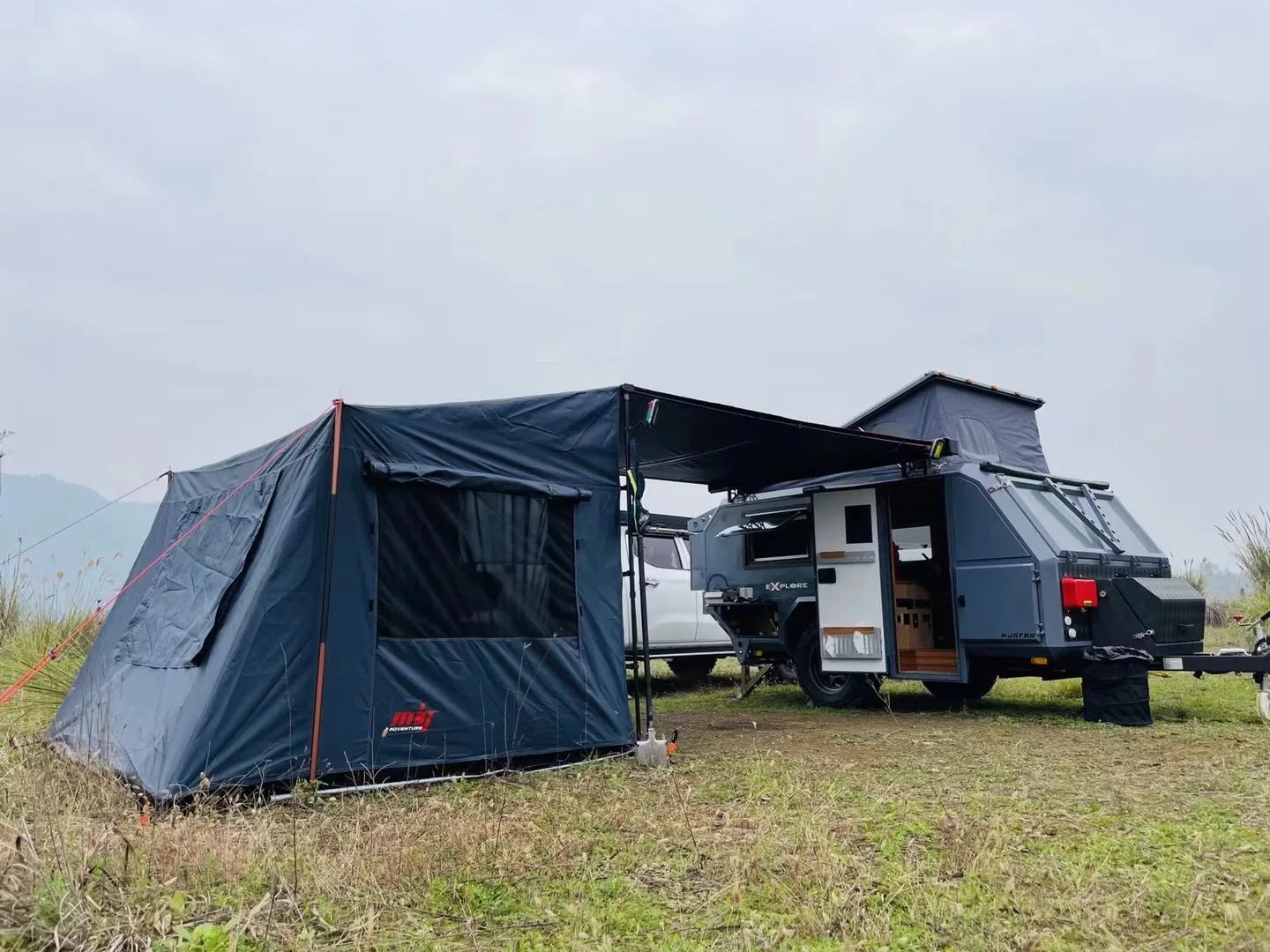 Mini Camper Trailers off Road caravan Small Rv Campers Expedition Vehicle Small Travel Trailer caravan Campers