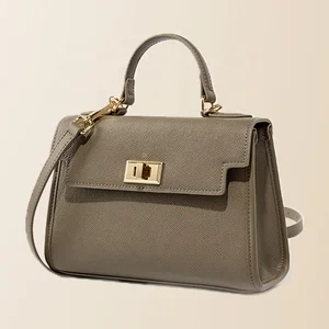 Wholesale Custom Women's Luxury Leather Handbags Fashion Brand Shoulder Bag High Quality Simple Crossbody Bag for Ladies