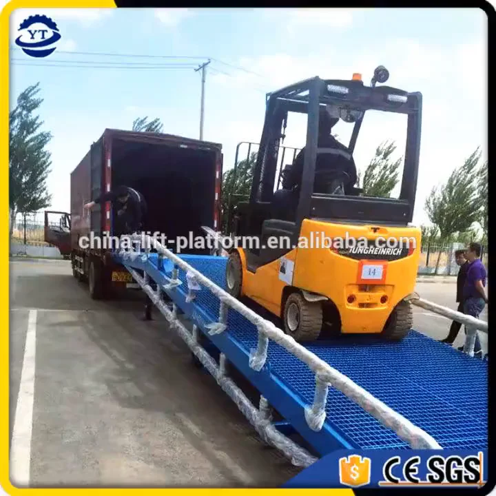 6t 8t 10t油圧倉庫ローディングドックフォークリフトヤードランプコンテナローディングドックランプ Buy 倉庫ローディングランプ