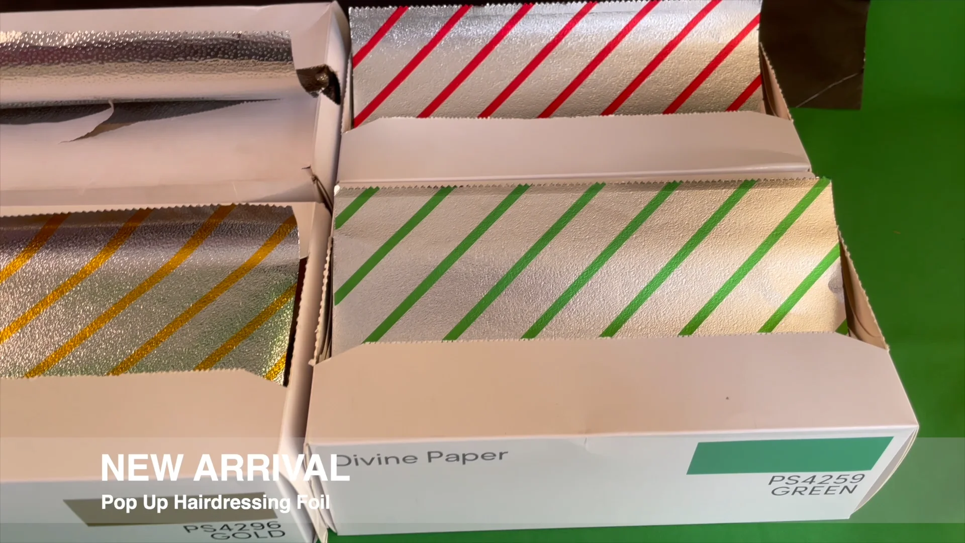 Aluminum Foil Sheets Hair Foils For Highlighting Custom Design Pop Up