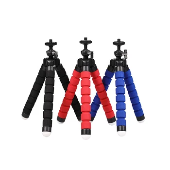 A010 hot selling universal smartphone camera mount bracket 360 rotation flexible sponge Mini tripod cell phone stand