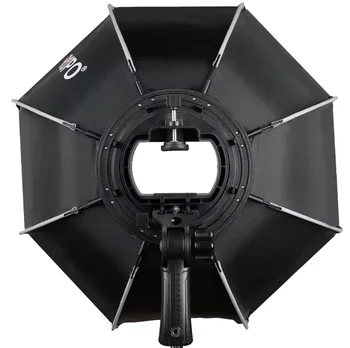 TRIOPO  120cm Foldable Octagon Softbox Bracket Mount Soft Box Handle for Godox Yongnuo Speedlite Flash Light detail image