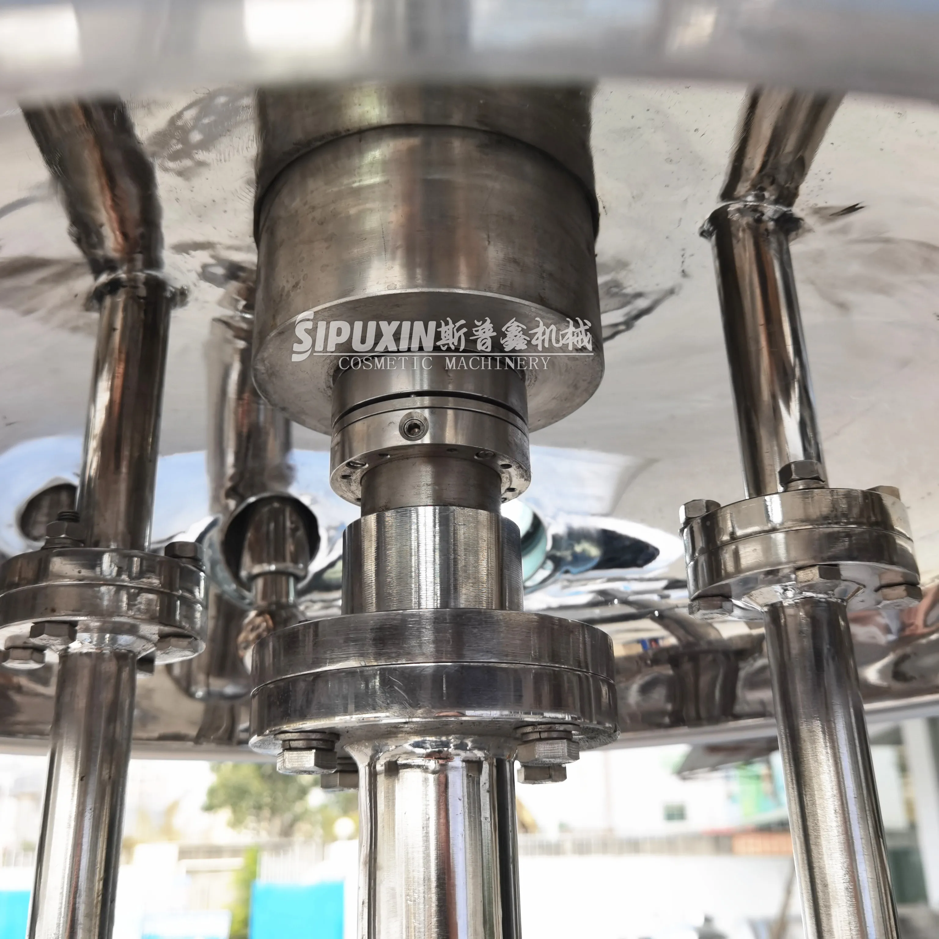 Spx Strength Manufacturer's Stainless Steel Emulsifier Tank Automatic for Salad Dressing Milk Sauce Production Chemically Foods