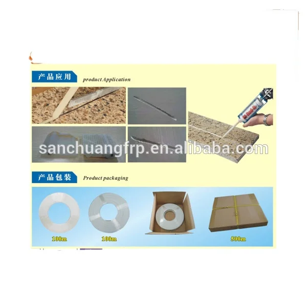 High Strength Fiberglass Packing in Roll Marble Stiffener Flat Strip