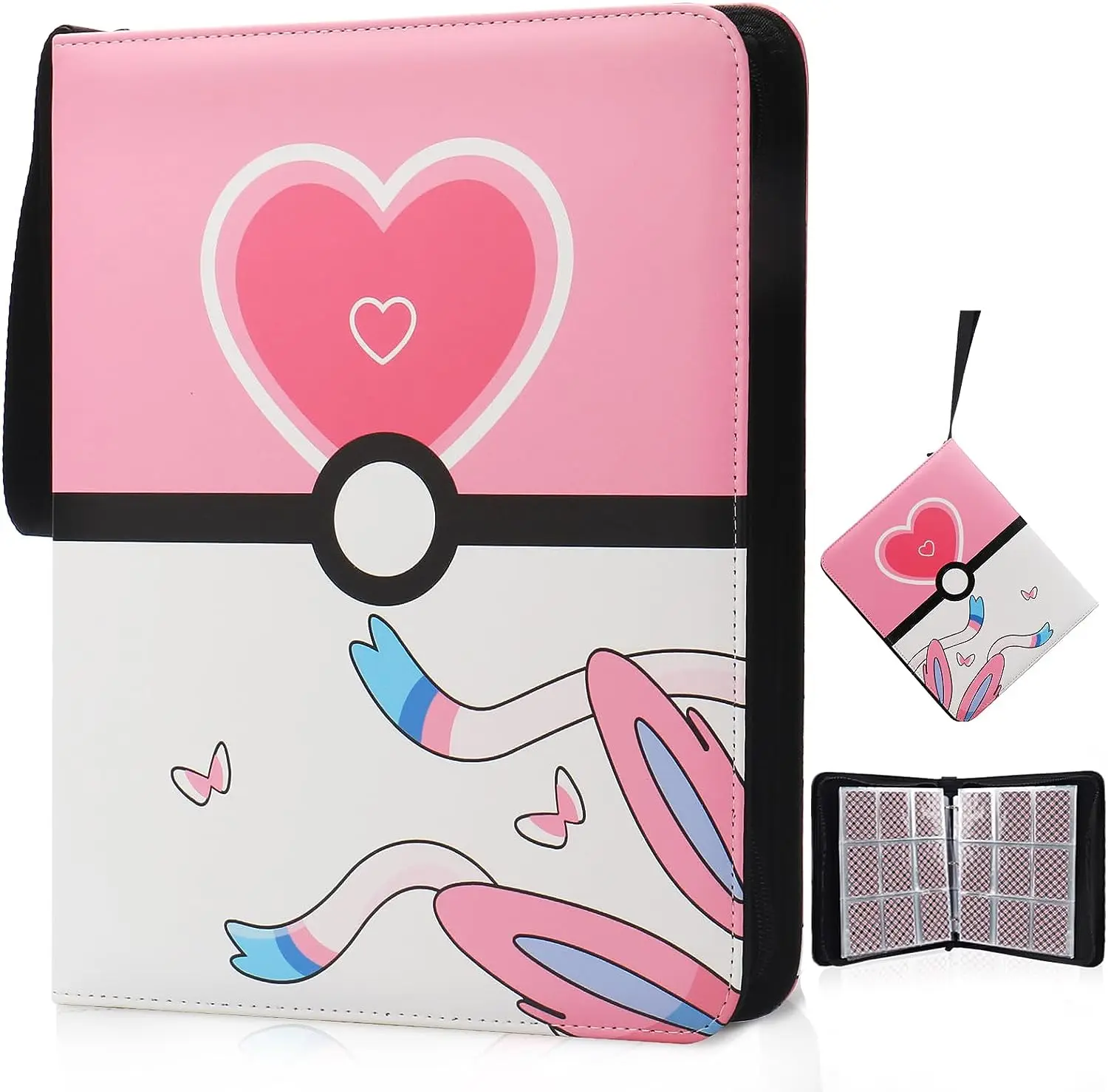 basketball card binder sleeves Amazon.com: Basketball Card Binder 4 Pocket, Trading Card Binder with  Sleeves, Sports Card Binder Collectible Trading Card Albums Fits 400 Cards  with 50 Removable Sleeves : Toys & Games main image 1