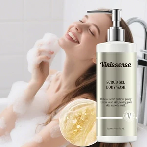 Best Selling OEM Body Wash Natural Vegan Exfoliating Lavender Shower Gel Body Wash for Women Men Goat Milk Shower Gel