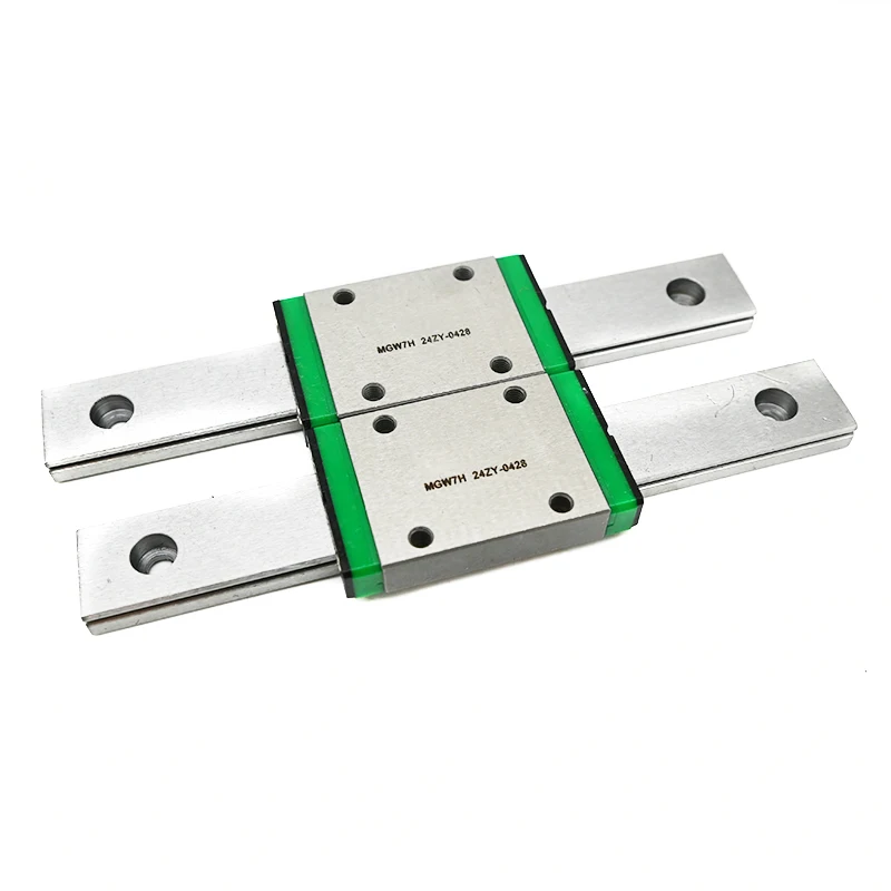 14mm Wide Miniature Linear Motion Sliding Guide Rail MGW7 Length 80mm 90mm 100mm 110mm With MGW7C MGW7H Bearing Blocks